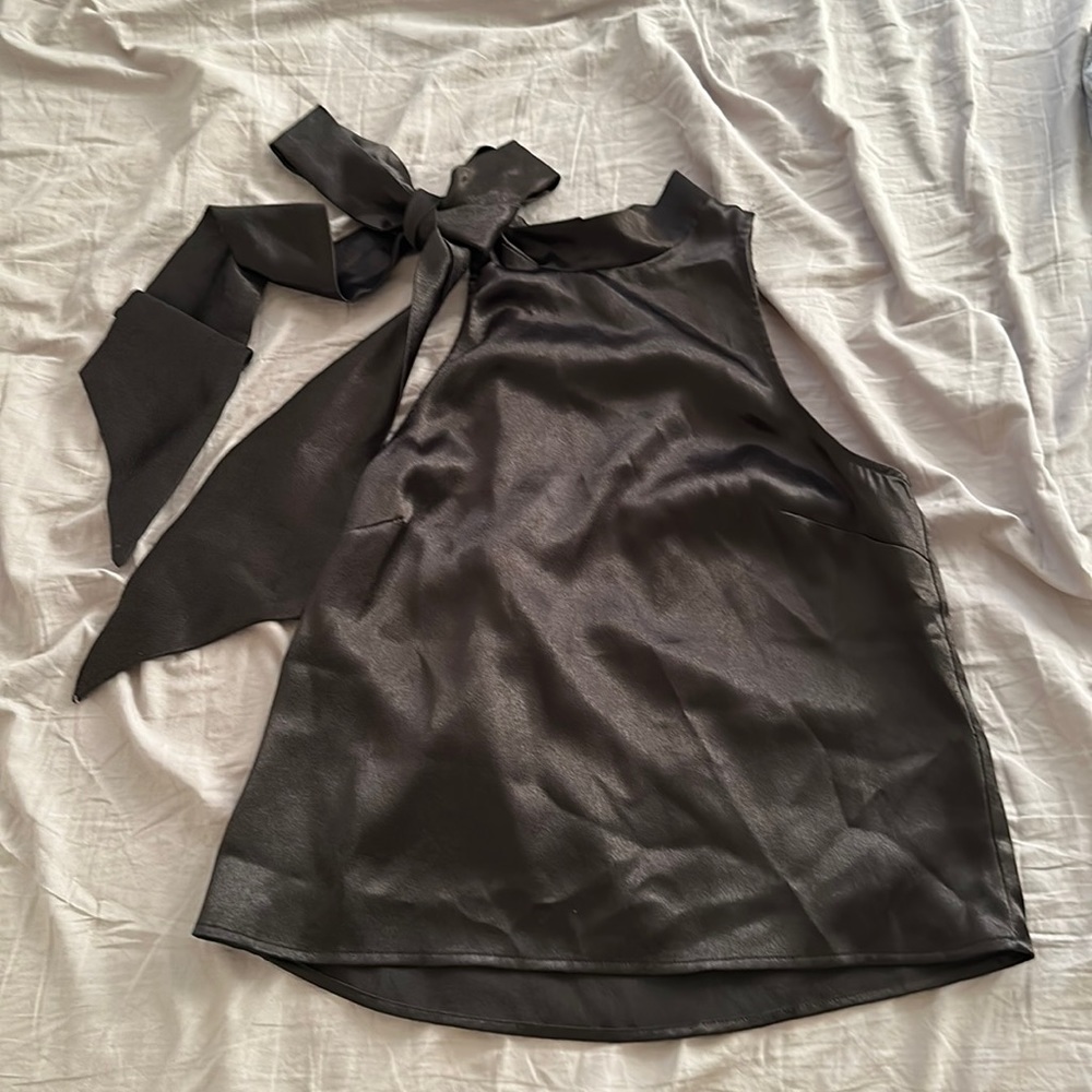 Urban Outfitters • Black Polyester Halter Blouse
